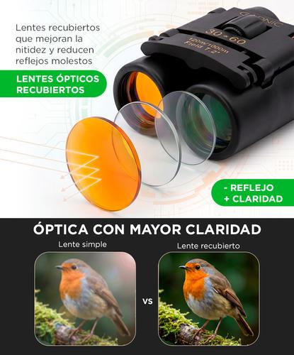 Binoculares Gadnic 30x60 Tamaño Mini Hasta 1000mts Ángulo de 7,2° - 3