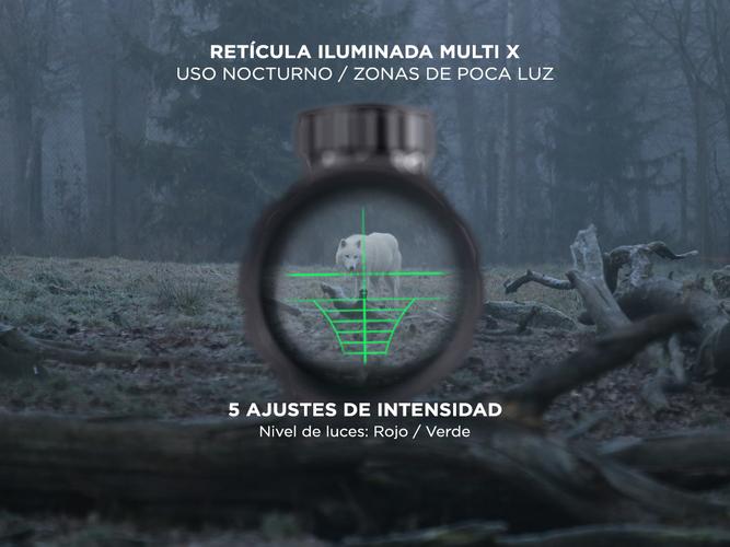 Mira Telescópica 4-12x50 Waterproof Retícula Iluminada - 3