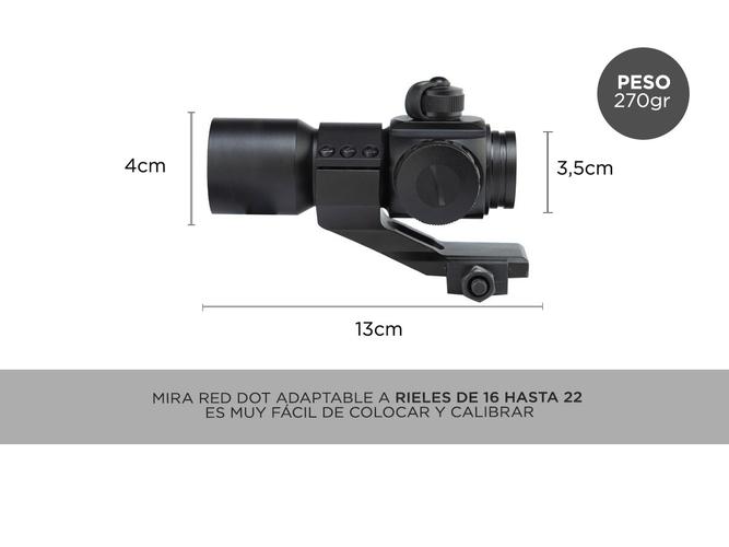 Mira Telescopica Gadnic Caza Rifles Air Riell 16 Y 22 - 4