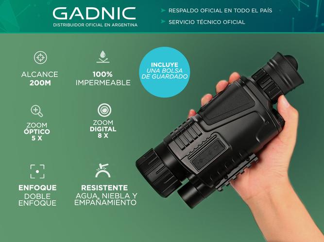 Monocular Digital Infrarrojo Visión Nocturna Gadnic  - 1