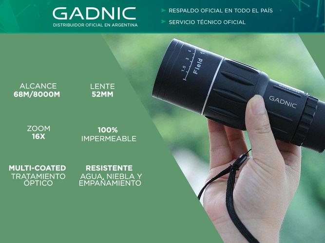 Monocular Gadnic Wildstec 16x52 Alcance 8000mts Impermeable - 1