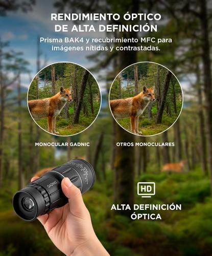 Monocular Gadnic Wildstec 16x52 Alcance 8000mts Impermeable - 2