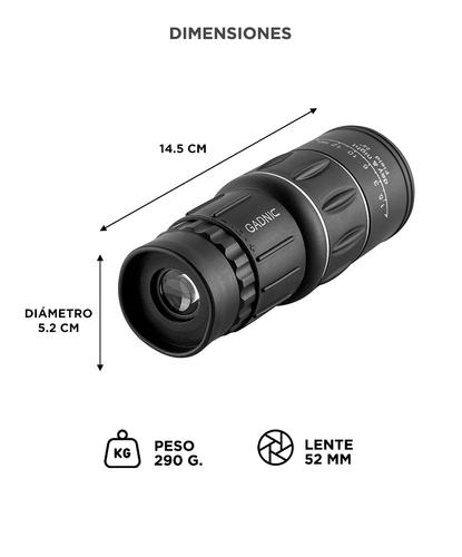 Monocular Gadnic Wildstec 16x52 Alcance 8000mts Impermeable - 5