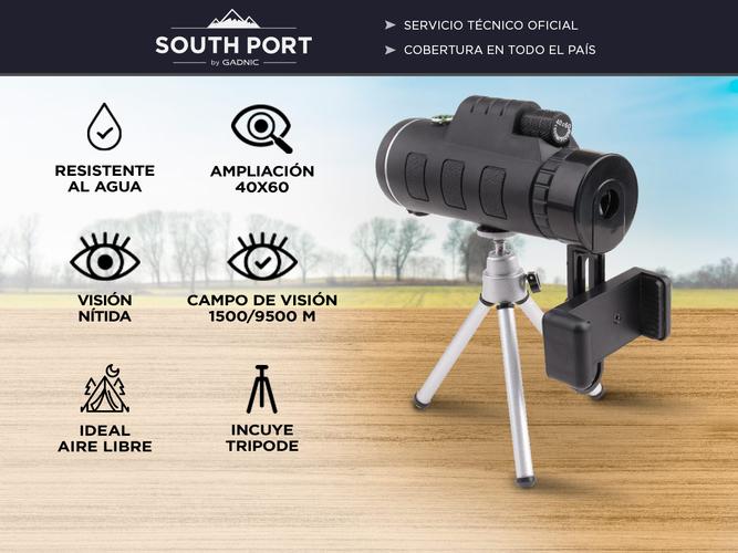 Monocular Gadnic Negro 40x60 1500m 9500m - 1