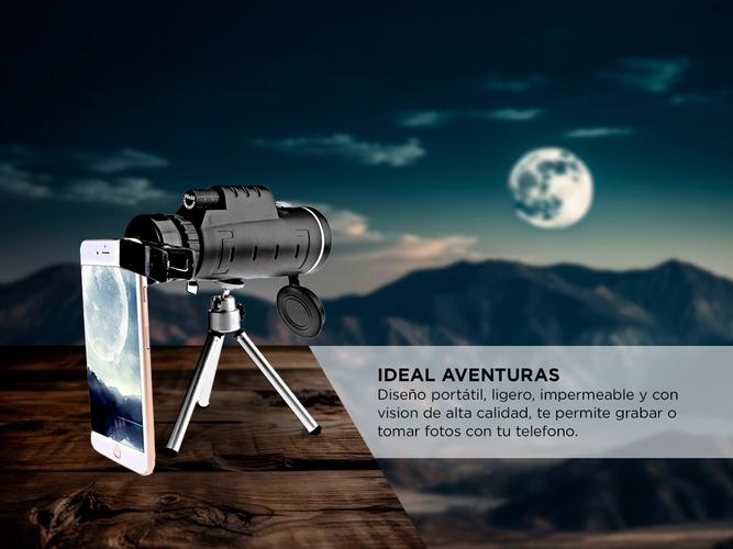Monocular Gadnic Negro 40x60 1500m 9500m - 3