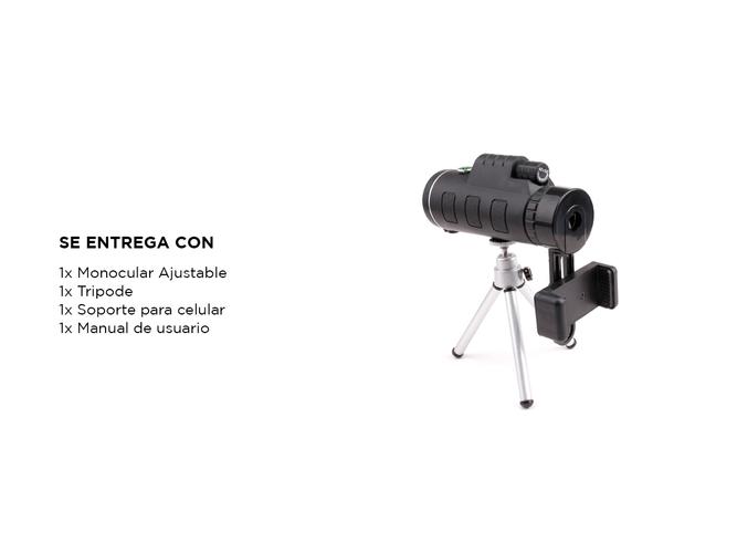 Monocular Gadnic Negro 40x60 1500m 9500m - 5
