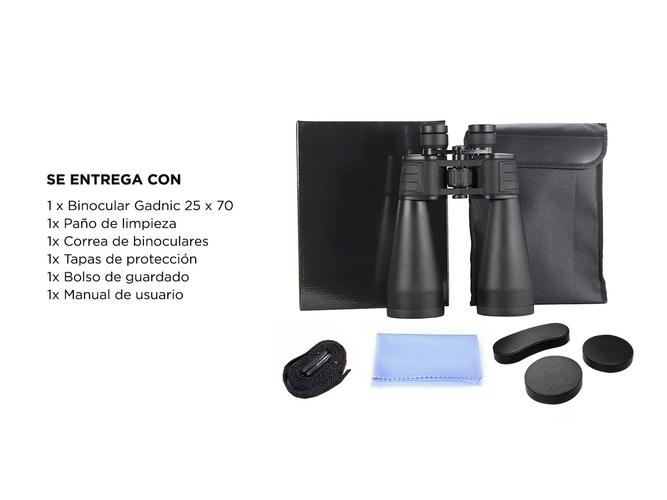 Binoculares Gadnic 25 X 70 Astronómicos  - 6