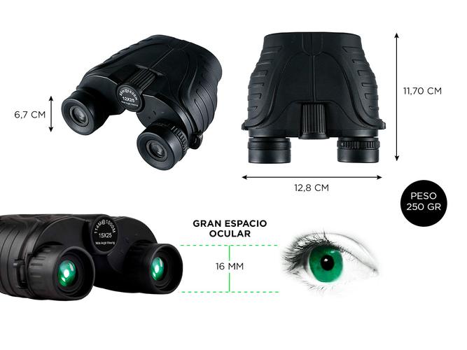 Mini Binoculares Largavistas Gadnic - 3