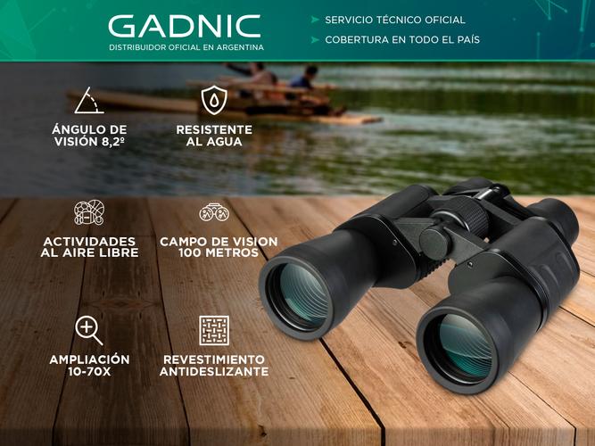 Binoculares Gadnic Zoom de Alta Resolución con Funda - 1