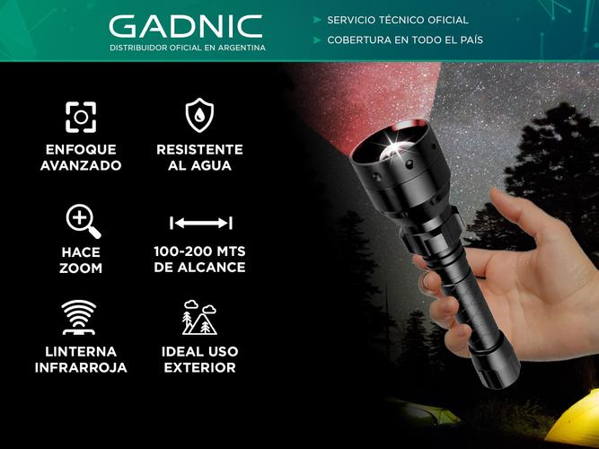 Linterna Infrarrojo Gadnic Recargable - 1