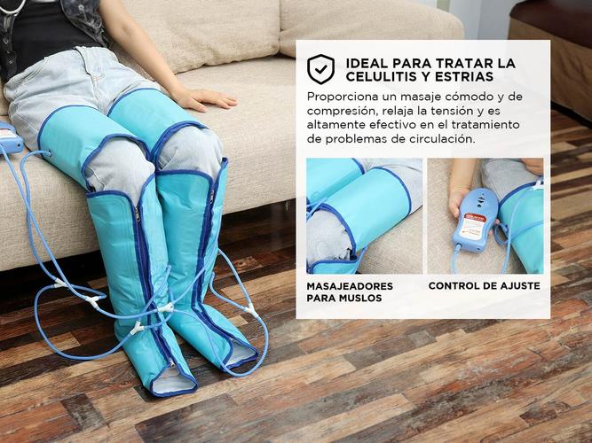 Botas de Presoterapia Gadnic Drenaje Celulitis Estrías Relax de Piernas - 3