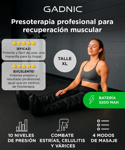 Kit Equipo Botas De Presoterapia Gadnic Talle XL - 1