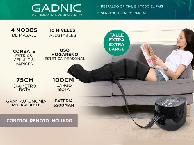 Kit Equipo Botas De Presoterapia Gadnic Talle XXL - 1