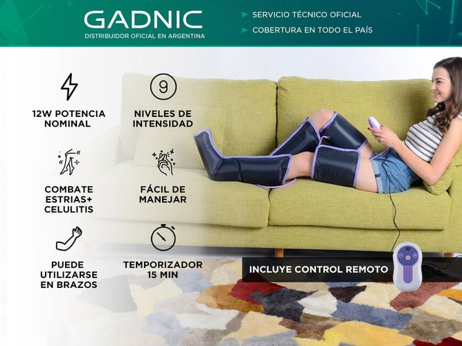 Botas De Presoterapia Gadnic Celulitus Estrias Usado - 1