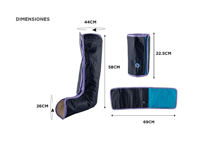 Botas De Presoterapia Gadnic Celulitus Estrias Outlet - 5