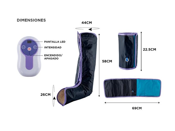 Botas De Presoterapia Gadnic Celulitus Estrias Usado - 5