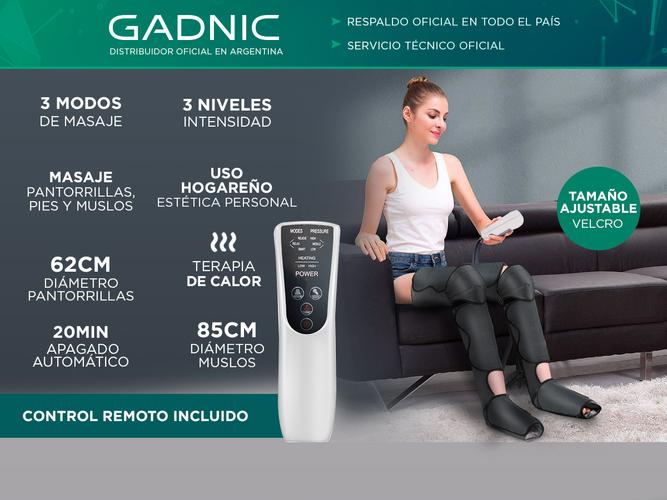 Masajeador De Piernas Gadnic Para Circulación Y Relajación De Músculos  Usado - 1