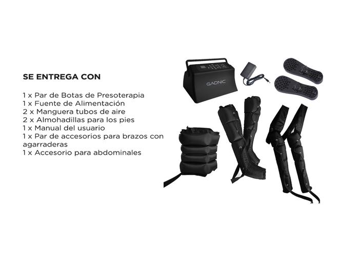 Botas de Presoterapia Gadnic Recuperación Muscular  - 6
