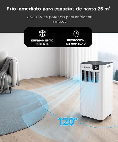 Aire Acondicionado Portátil Gadnic 9000 BTU Frio con Control Remoto - 2