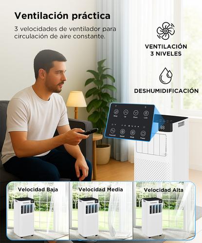 Aire Acondicionado Portátil Gadnic 9000 BTU Frio con Control Remoto - 4