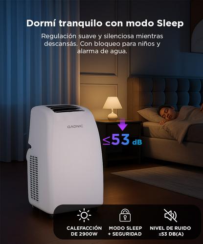 Aire Acondicionado Portátil Gadnic  12000 BTU Frio Calor  WIFI  - 3