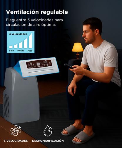 Aire Acondicionado Portátil Gadnic  12000 BTU Frio Calor  WIFI  - 4