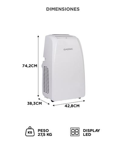Aire Acondicionado Portátil Gadnic  12000 BTU Frio Calor  WIFI  - 5