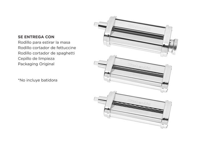 Accesorio Batidora KitchenAid KSMPRA Set de Pasta Acero Inoxidable 8 Niveles - 5