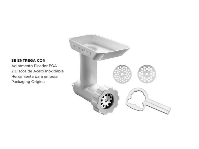 Accesorio Batidora KitchenAid FGA Picador De Alimentos Carne y Más Cuchillas Acero Inox - 4