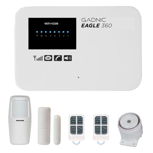  Kit De Alarma Para el Hogar Con Sensores y Sirena App Wifi - 0