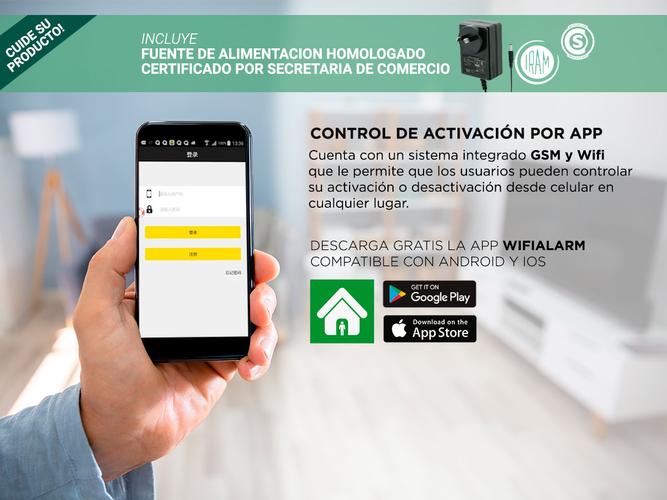  Kit De Alarma Para el Hogar Con Sensores y Sirena App Wifi - 4