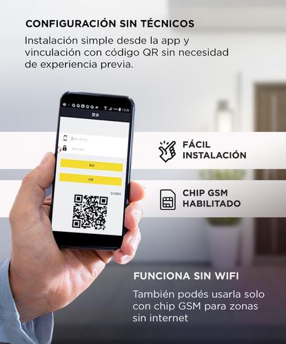 Kit Alarma Domiciliaria Gadnic Inalámbrica GSM Con Pantalla LED   Usado - 3