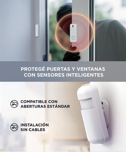 Kit Alarma Domiciliaria Gadnic Inalámbrica GSM Con Pantalla LED   Usado - 4
