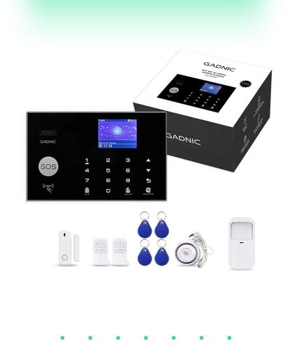 Kit Alarma Domiciliaria Gadnic Inalámbrica GSM Con Pantalla LED   - 6