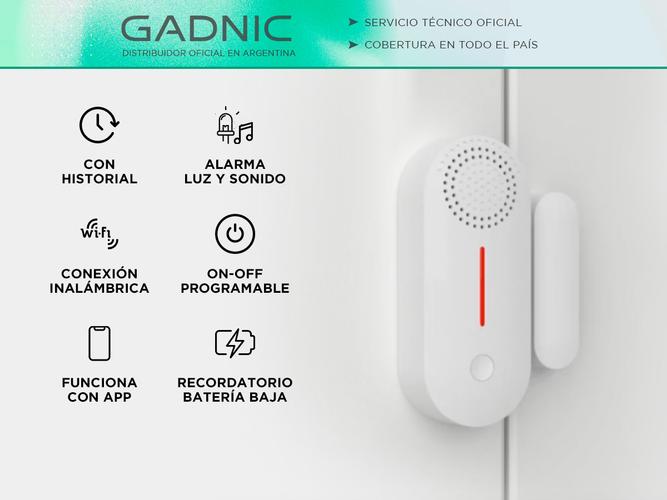 Sensor Magnético Gadnic para Puertas y Ventanas - 1