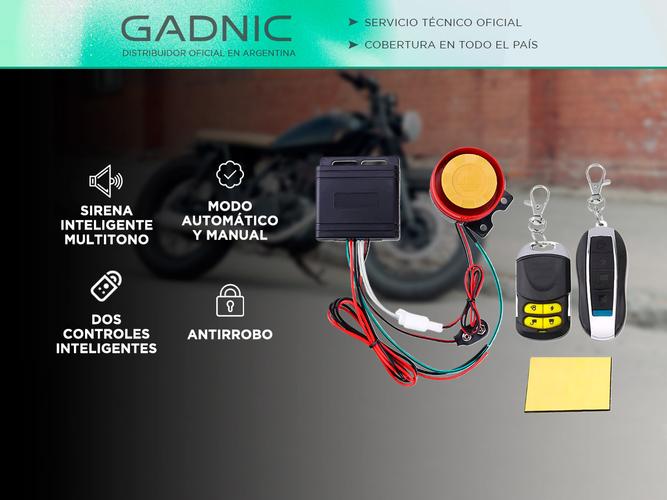 Alarma Universal Para Moto WPM Gadnic Con Control  - 1