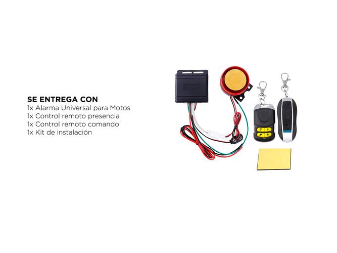Alarma Universal Para Moto WPM Gadnic Con Control  - 5