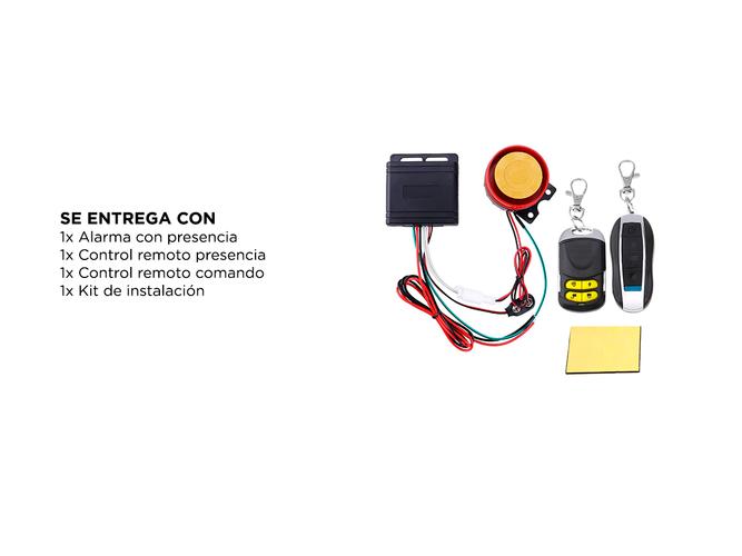 Alarma Universal Para Moto WPM Gadnic Con Control  - 5