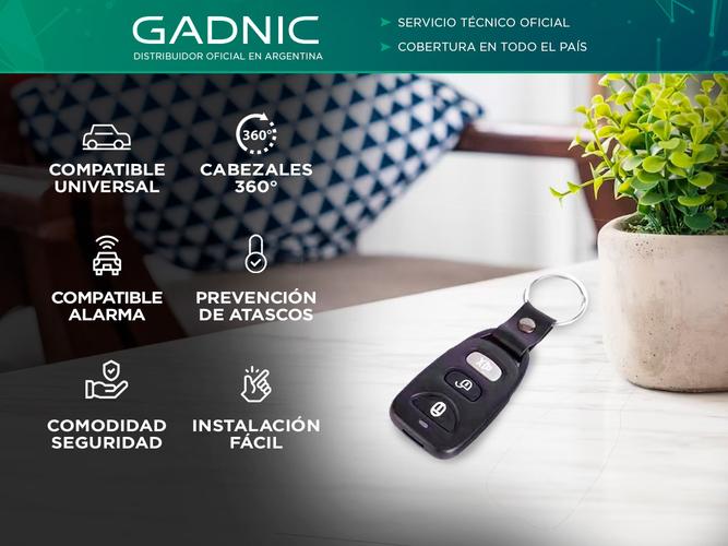 Kit Cierre Centralizado para auto Gadnic 2 Controles Para 4 Puertas - 1