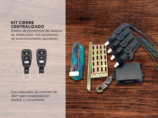 Kit Cierre Centralizado para auto Gadnic 2 Controles Para 4 Puertas - 2