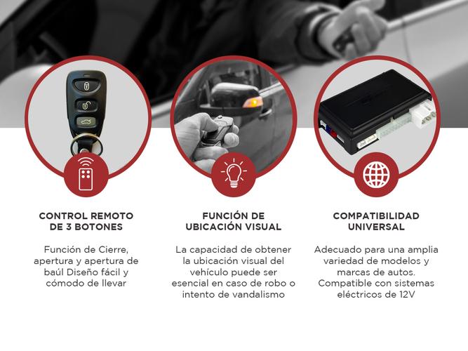 Sistema De Alarma Gadnic Para Autos  Control Remoto Outlet - 3