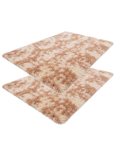 Kit x2 Alfombra Nórdica Gadnic 1x15 Mts Living Lavable Súper Soft Felpa Suave Antideslizante 40mm - 6
