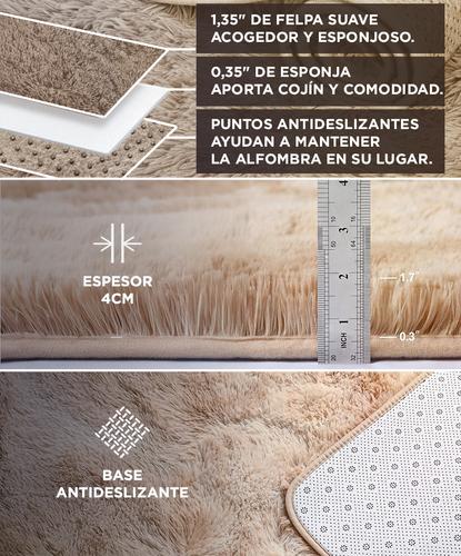 Alfombra 1x15 Mts Nórdica Living Gadnic Lavable Súper Soft - 2