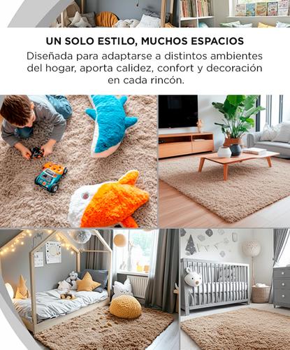 Alfombra 1x15 Mts Nórdica Living Gadnic Lavable Súper Soft - 3