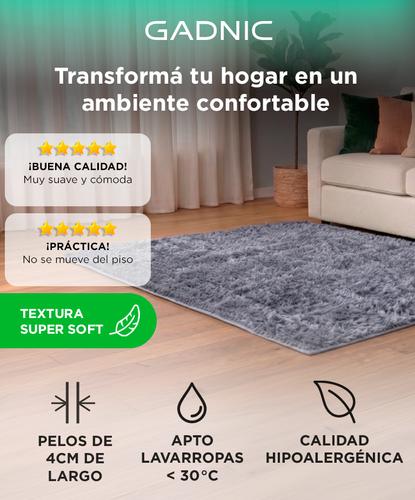 Alfombra 2x14 Mts Nórdica Living Gadnic Lavable Súper Soft Outlet - 1