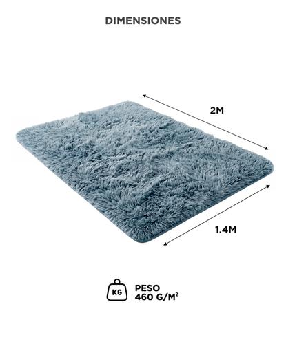 Alfombra 2x14 Mts Nórdica Living Gadnic Lavable Súper Soft Outlet - 5