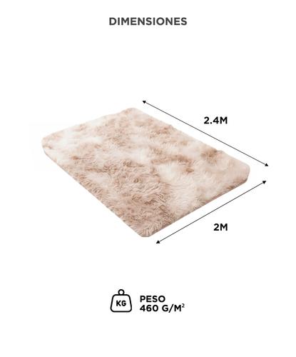 Alfombra 2x24 Mts Nórdica Living Gadnic Lavable Súper Soft Outlet - 5