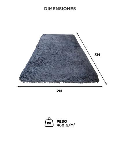 Alfombra 2x3 Mts Nórdica Living Gadnic Lavable Súper Soft - 4