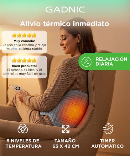 Almohadilla Térmica Eléctrica Gadnic ALM2231 6 Configuraciones De Calor indicador LCD  - 1
