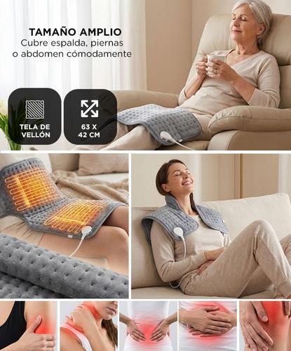 Almohadilla Térmica Eléctrica Gadnic ALM2231 6 Configuraciones De Calor indicador LCD  - 3